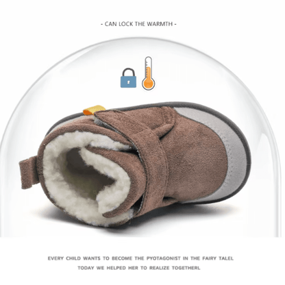Shopecore™ Infant Winter Boots – Plush and Soft Sole Baby Snow Shoes